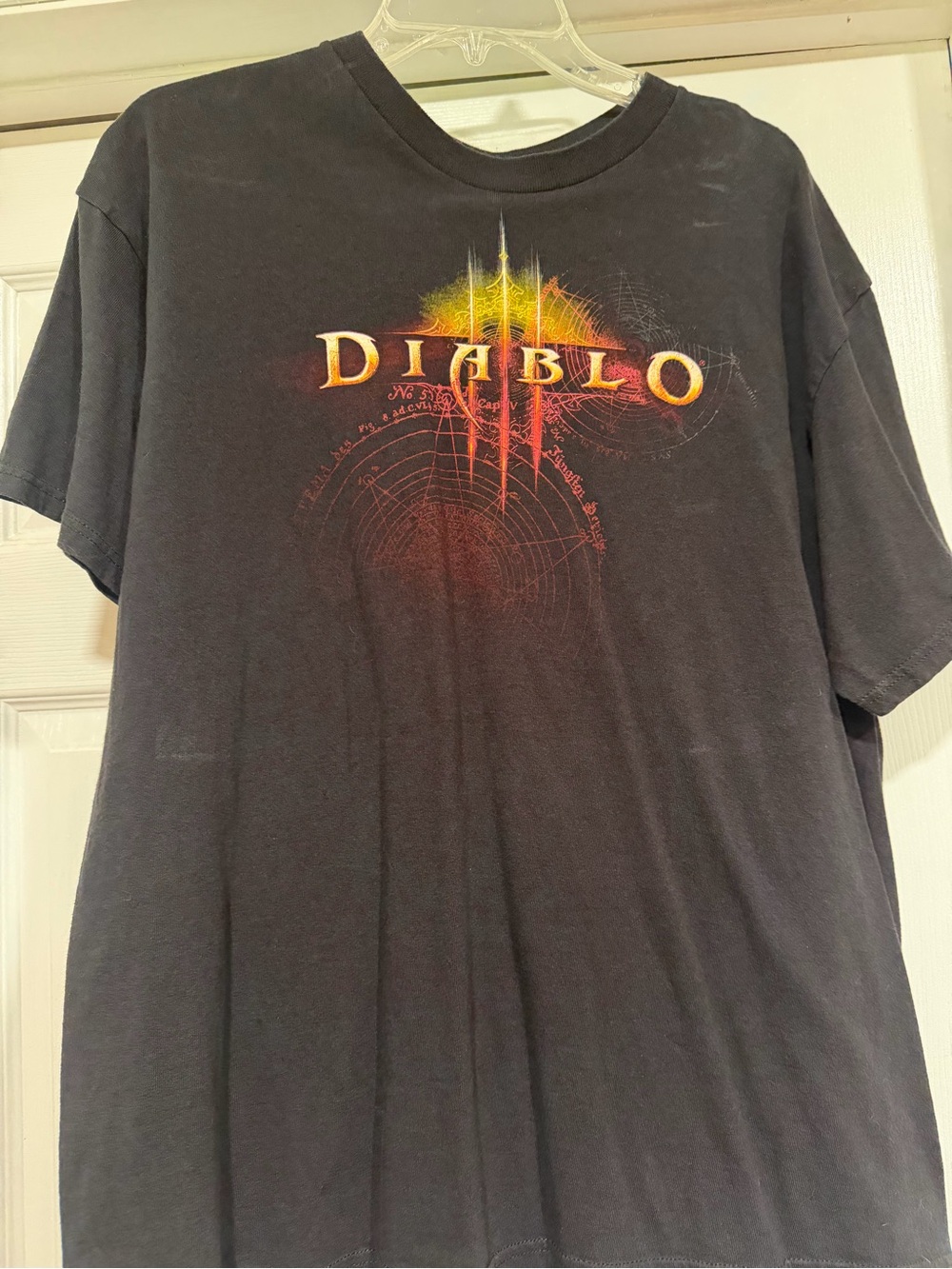 Diablo III Black Graphic Short Sleeve Tee (2012)